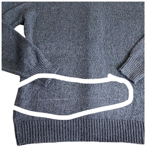 Oscar De La Renta Full Zip Cardigan Grandpa Sweater Gray Mens Sz XL - Picture 4 of 6